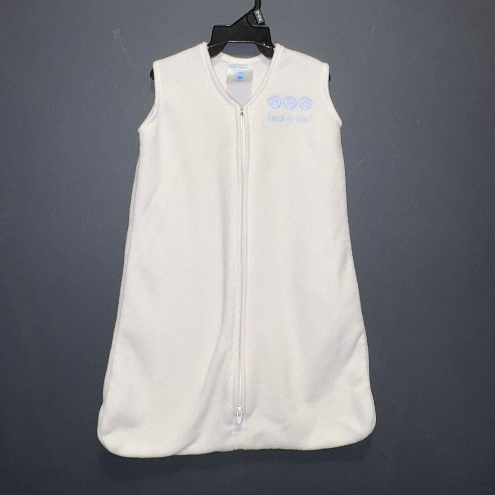 Safe Dreams Wearable Blanket by Halo Small 0-6m Ivory Fleece